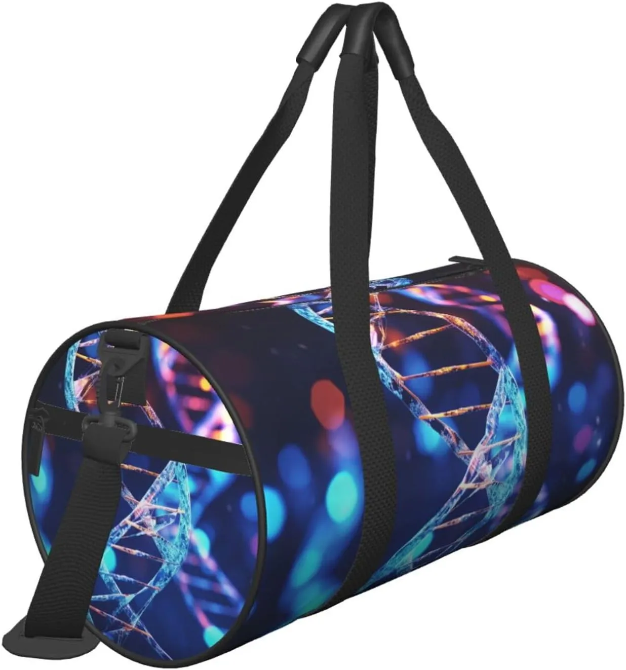 Travel Duffle Bag Weekender Bags For Men Women With Shoe Compartment Large Capacity Weekender Overnight Bag Genetic Helix Carry On Tote Bags Sport Gym Bag For Travel Yoga