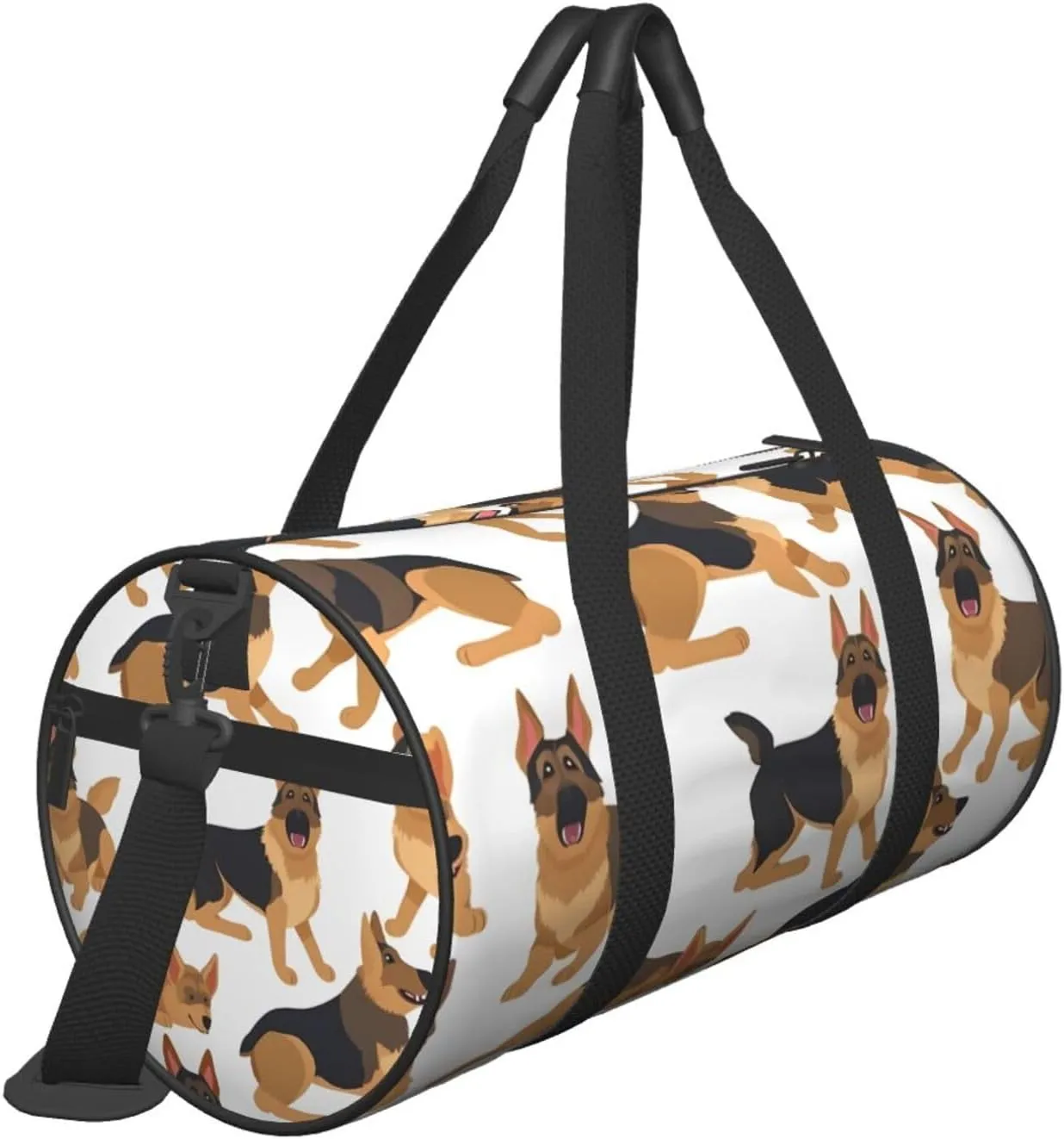Travel Duffle Bag Weekender Bags For Men Women With Shoe Compartment Large Capacity Weekender Overnight Bag German Shepherd Carry On Tote Bags Sport Gym Bag For Travel Yoga