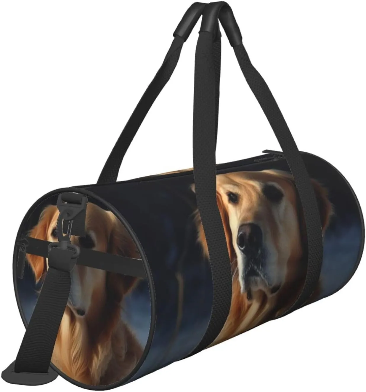 Travel Duffle Bag Weekender Bags For Men Women With Shoe Compartment Large Capacity Weekender Overnight Bag Golden Retriever Carry On Tote Bags Sport Gym Bag For Travel Yoga