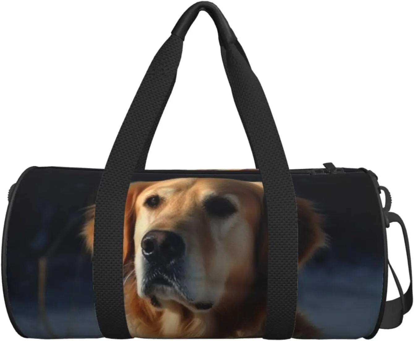 Travel Duffle Bag Weekender Bags For Men Women With Shoe Compartment Large Capacity Weekender Overnight Bag Golden Retriever Carry On Tote Bags Sport Gym Bag For Travel Yoga