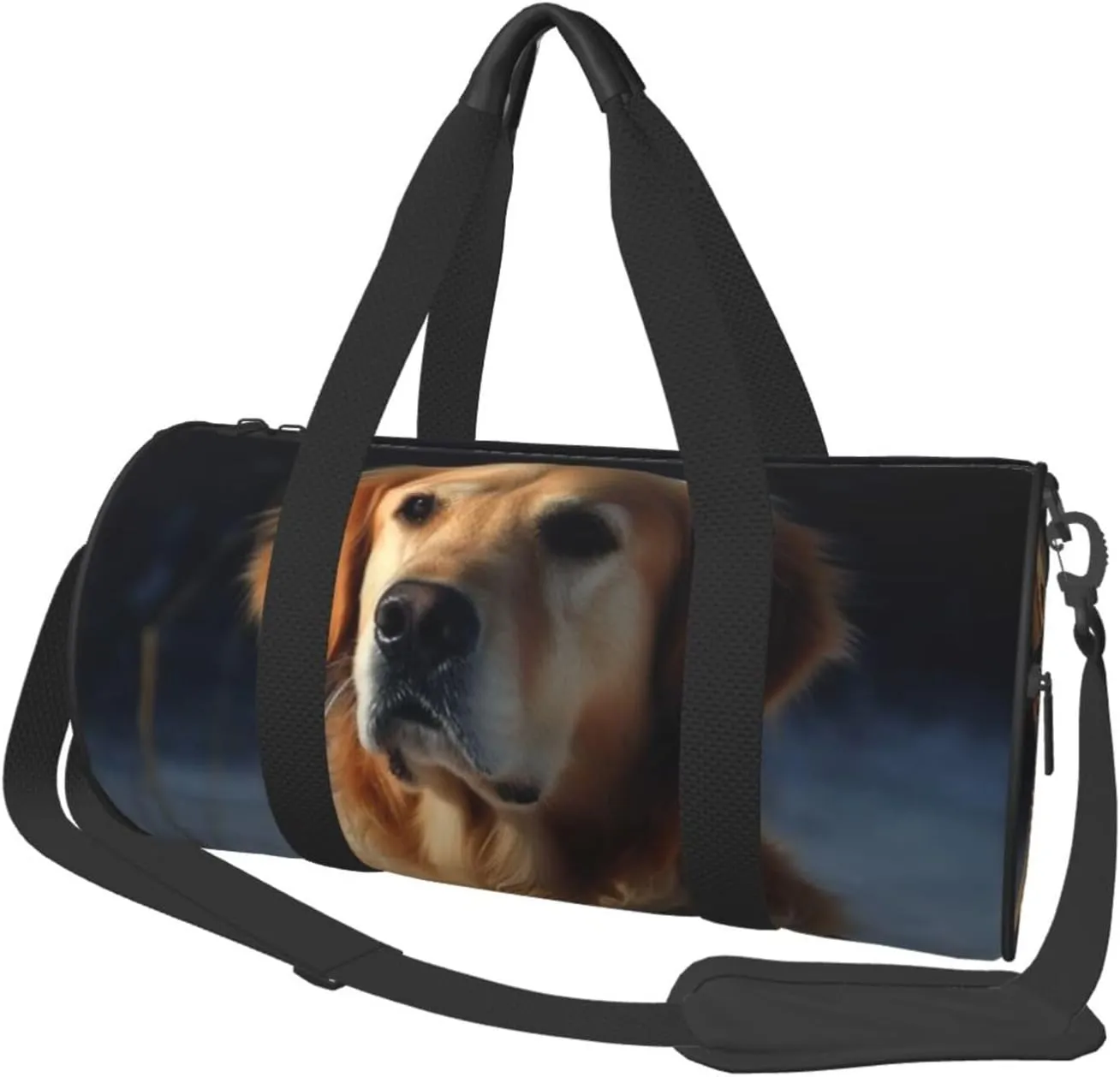 Travel Duffle Bag Weekender Bags For Men Women With Shoe Compartment Large Capacity Weekender Overnight Bag Golden Retriever Carry On Tote Bags Sport Gym Bag For Travel Yoga