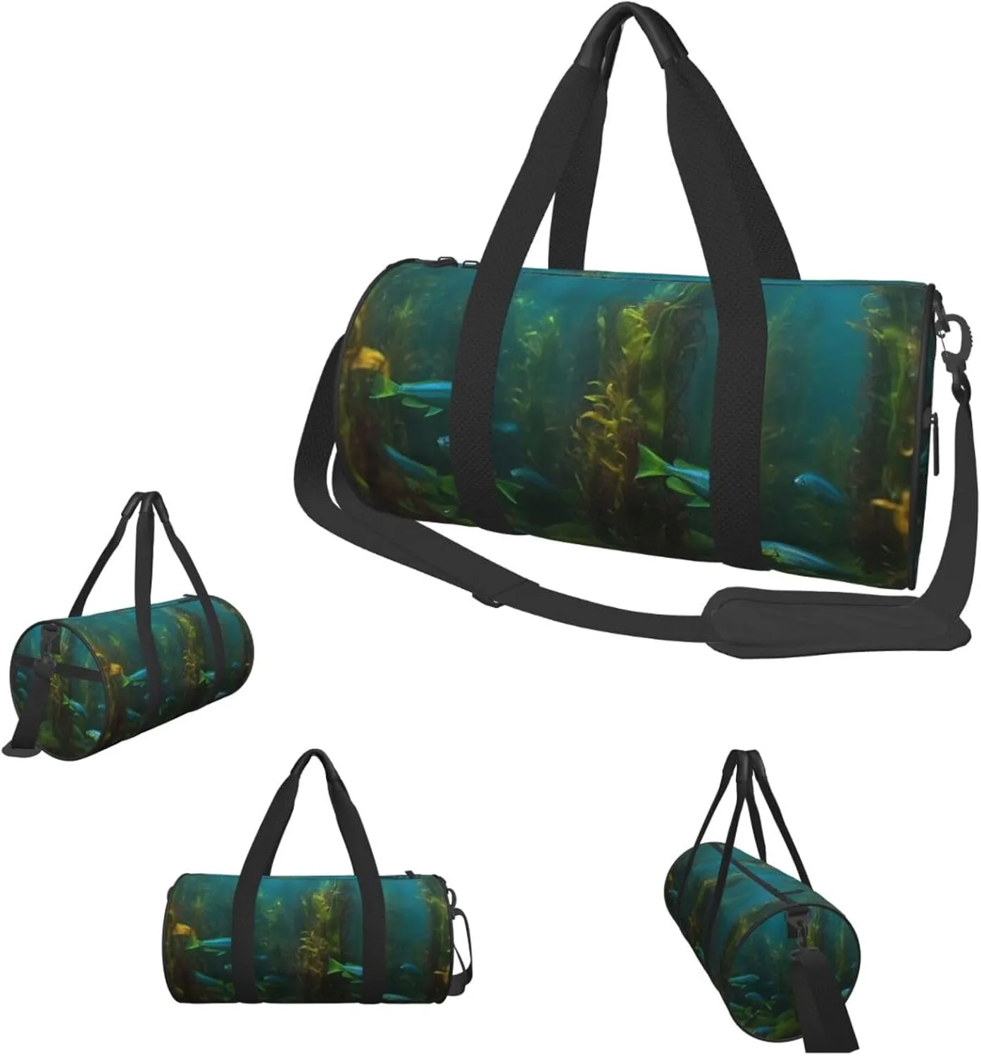 Travel Duffle Bag Weekender Bags For Men Women With Shoe Compartment Large Capacity Weekender Overnight Bag Important Habitat Fish Grow Dope Carry On Tote Bags Sport Gym Bag For Travel Yoga