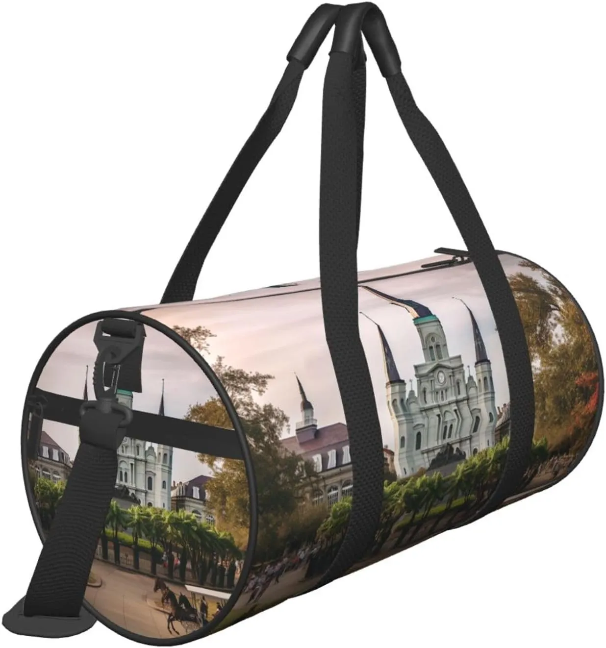 Travel Duffle Bag Weekender Bags For Men Women With Shoe Compartment Large Capacity Weekender Overnight Bag Jackson Square Carry On Tote Bags Sport Gym Bag For Travel Yoga