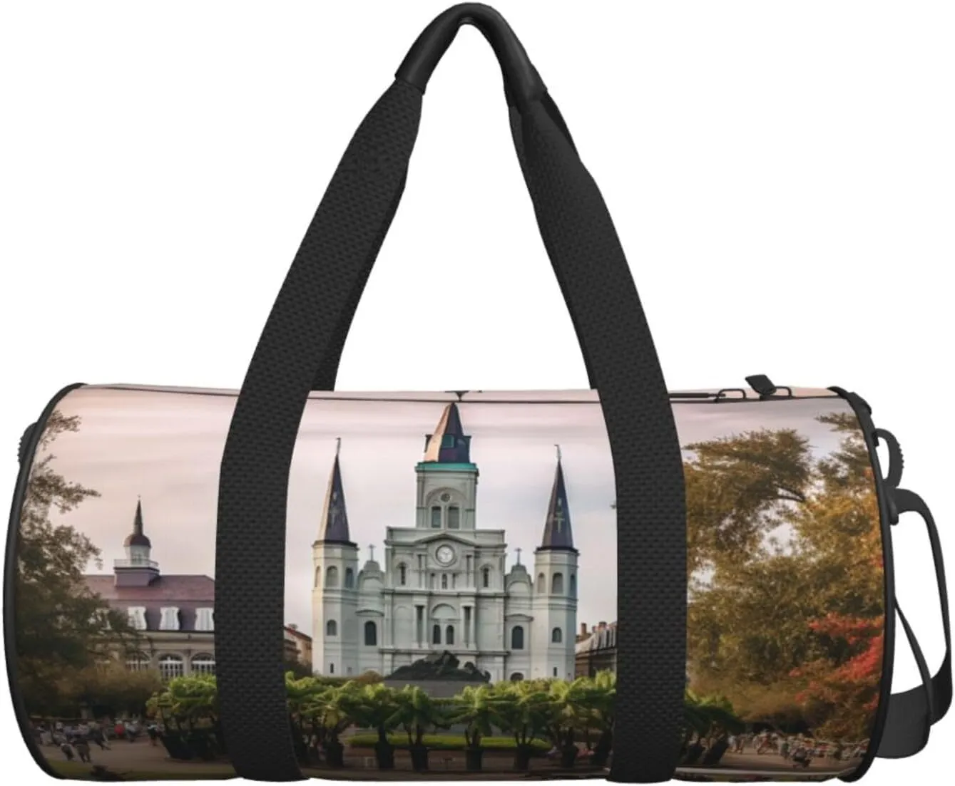Travel Duffle Bag Weekender Bags For Men Women With Shoe Compartment Large Capacity Weekender Overnight Bag Jackson Square Carry On Tote Bags Sport Gym Bag For Travel Yoga