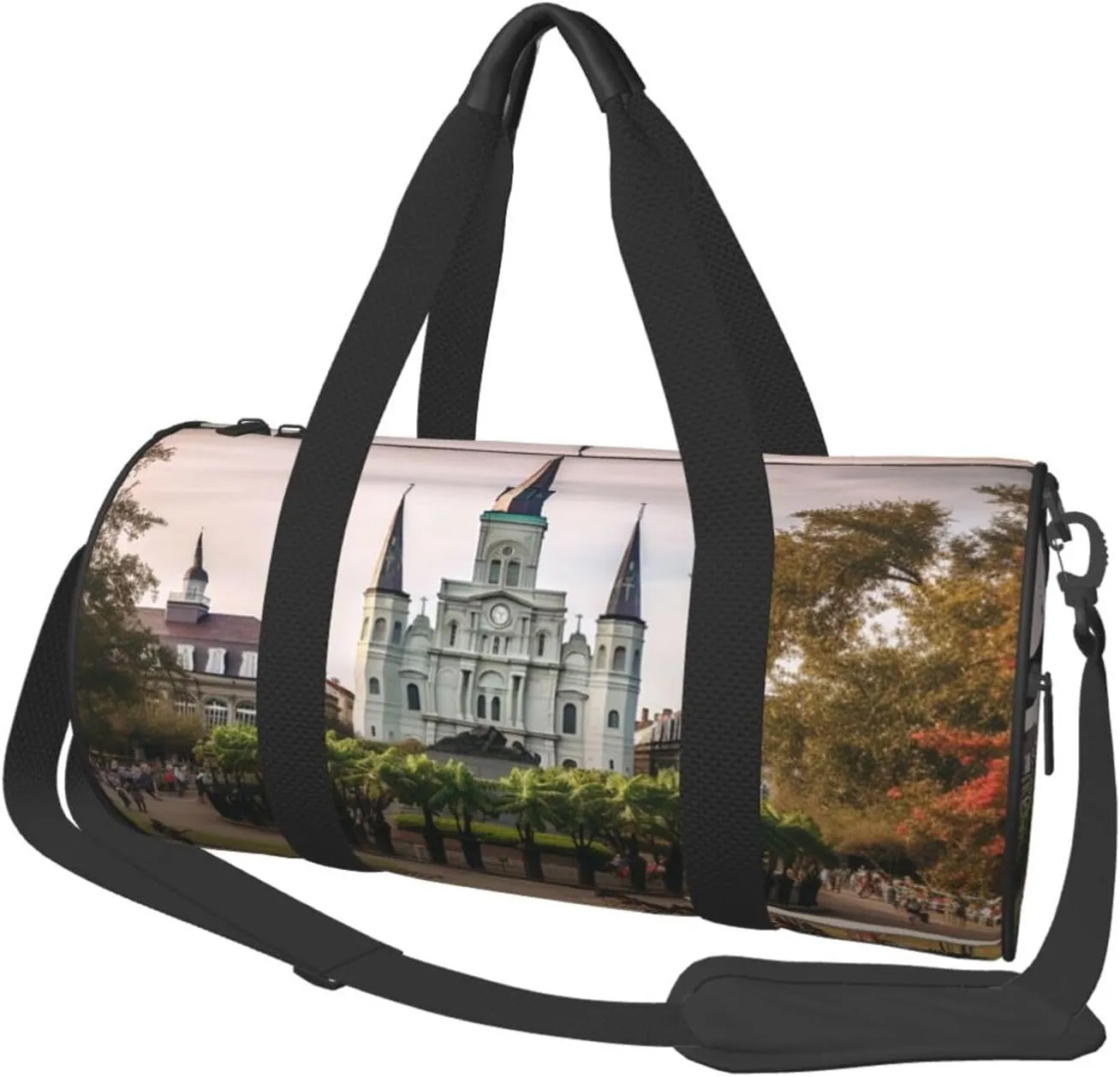 Travel Duffle Bag Weekender Bags For Men Women With Shoe Compartment Large Capacity Weekender Overnight Bag Jackson Square Carry On Tote Bags Sport Gym Bag For Travel Yoga