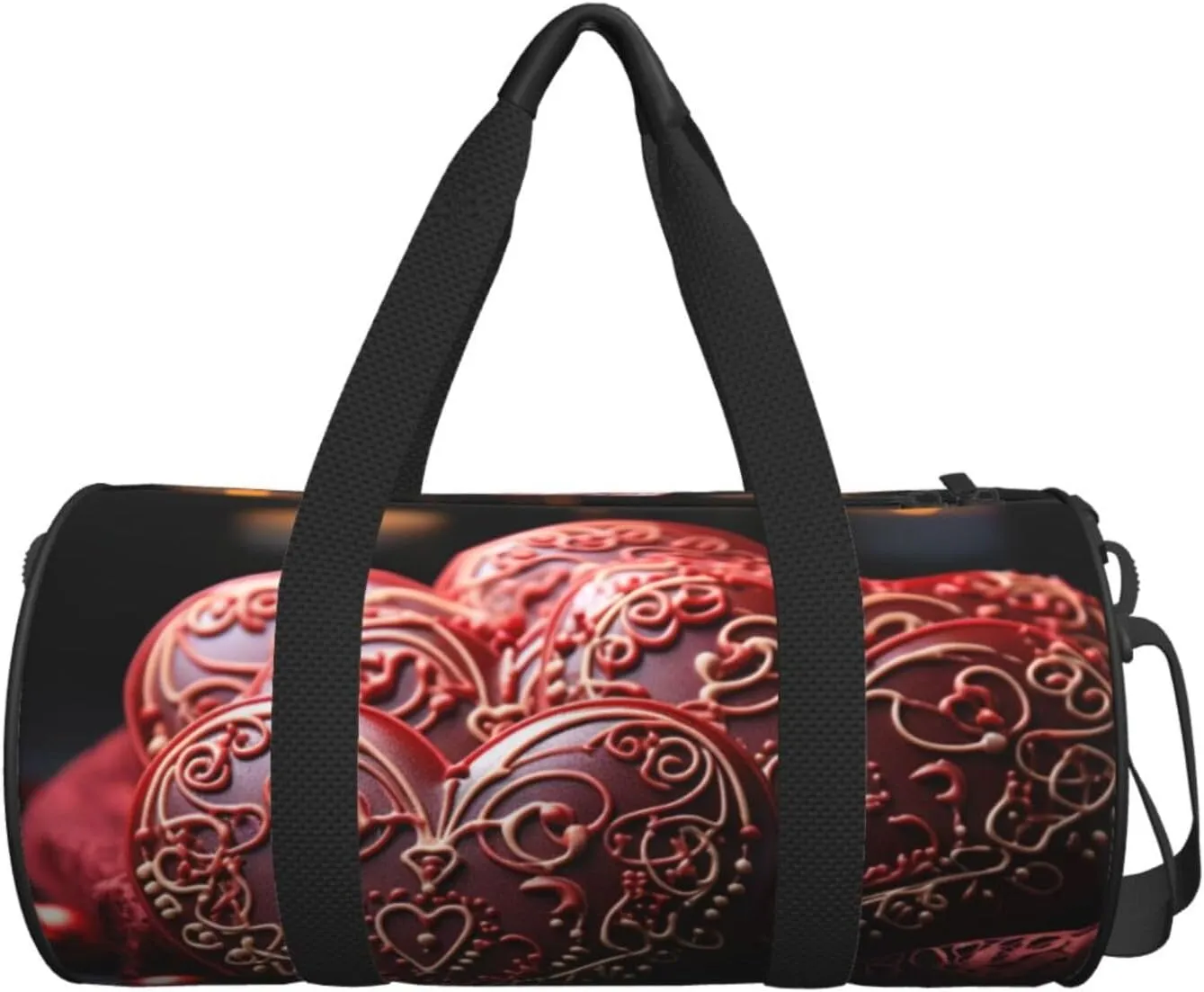 Travel Duffle Bag Weekender Bags For Men Women With Shoe Compartment Large Capacity Weekender Overnight Bag Romance Love Carry On Tote Bags Sport Gym Bag For Travel Yoga