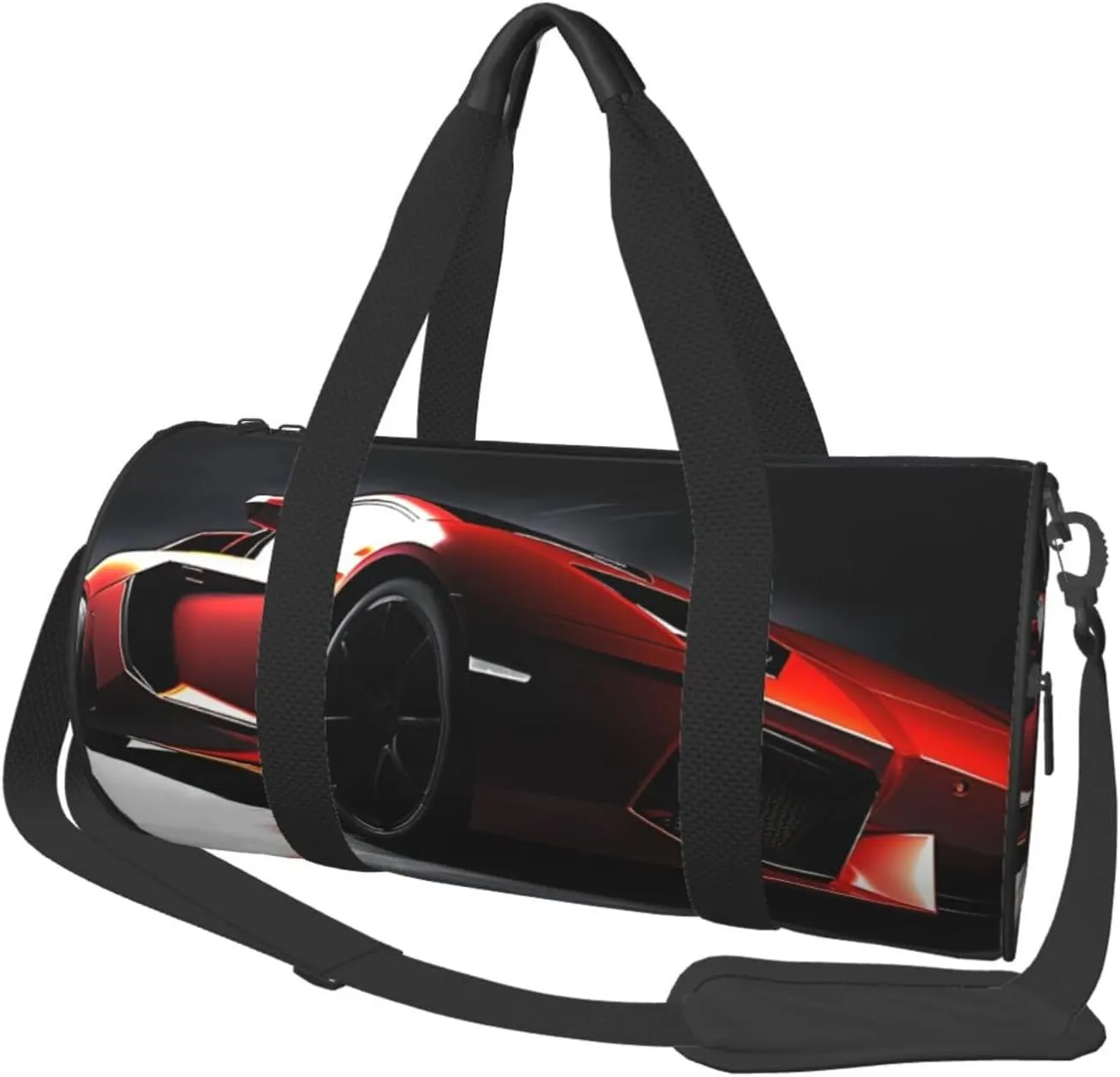 Travel Duffle Bag Weekender Bags for Men Women with Shoe Compartment Large Capacity Weekender Overnight Bag Speed Sport Car Carry On Tote Bags Sport Gym Bag for Travel Yoga