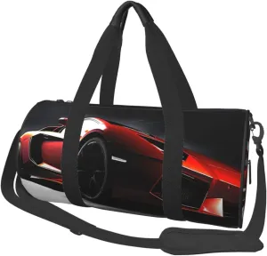Travel Duffle Bag Weekender Bags for Men Women with Shoe Compartment Large Capacity Weekender Overnight Bag Speed Sport Car Carry On Tote Bags Sport Gym Bag for Travel Yoga