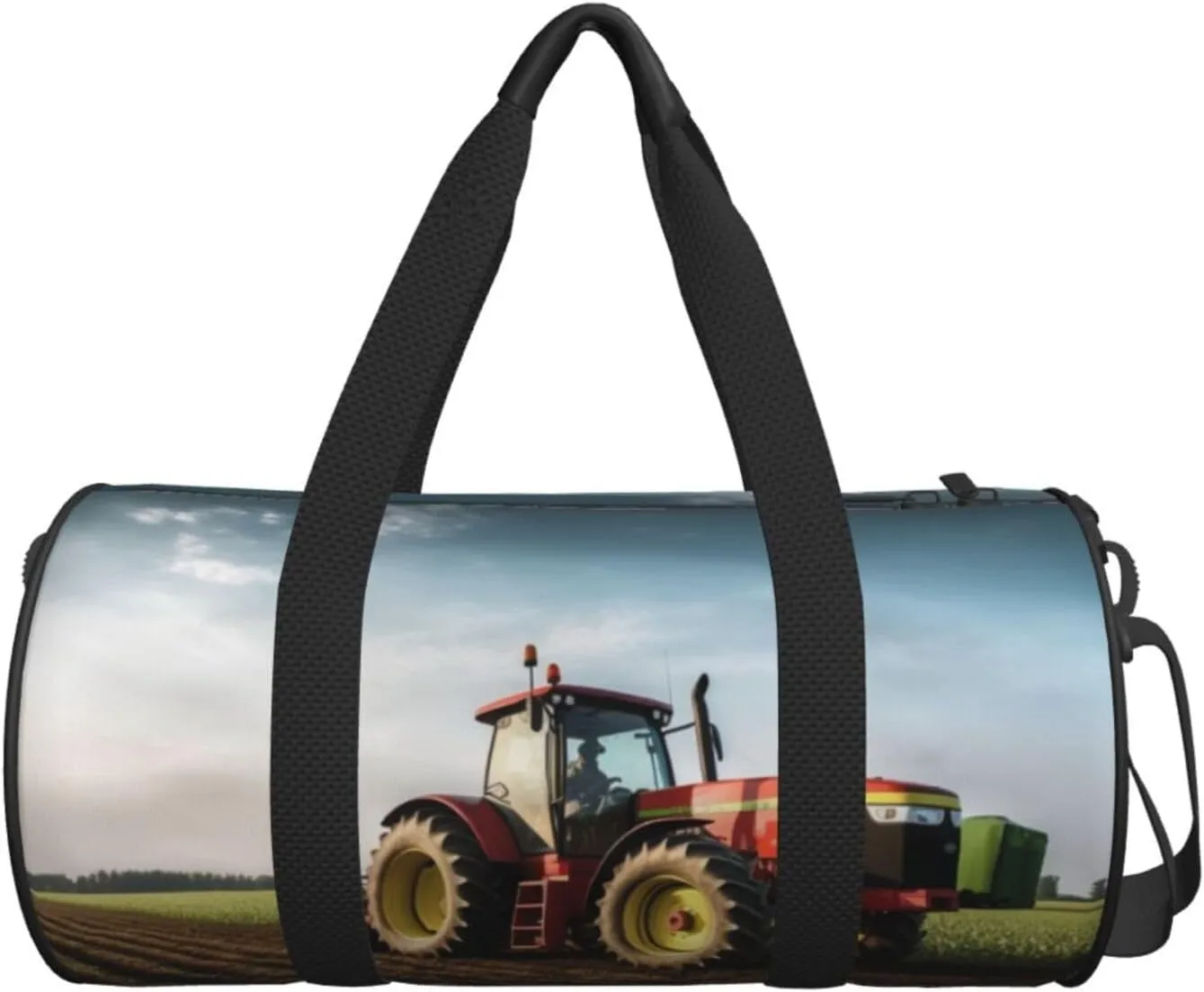 Travel Duffle Bag Weekender Bags For Men Women With Shoe Compartment Large Capacity Weekender Overnight Bag Tractor Farm Carry On Tote Bags Sport Gym Bag For Travel Yoga