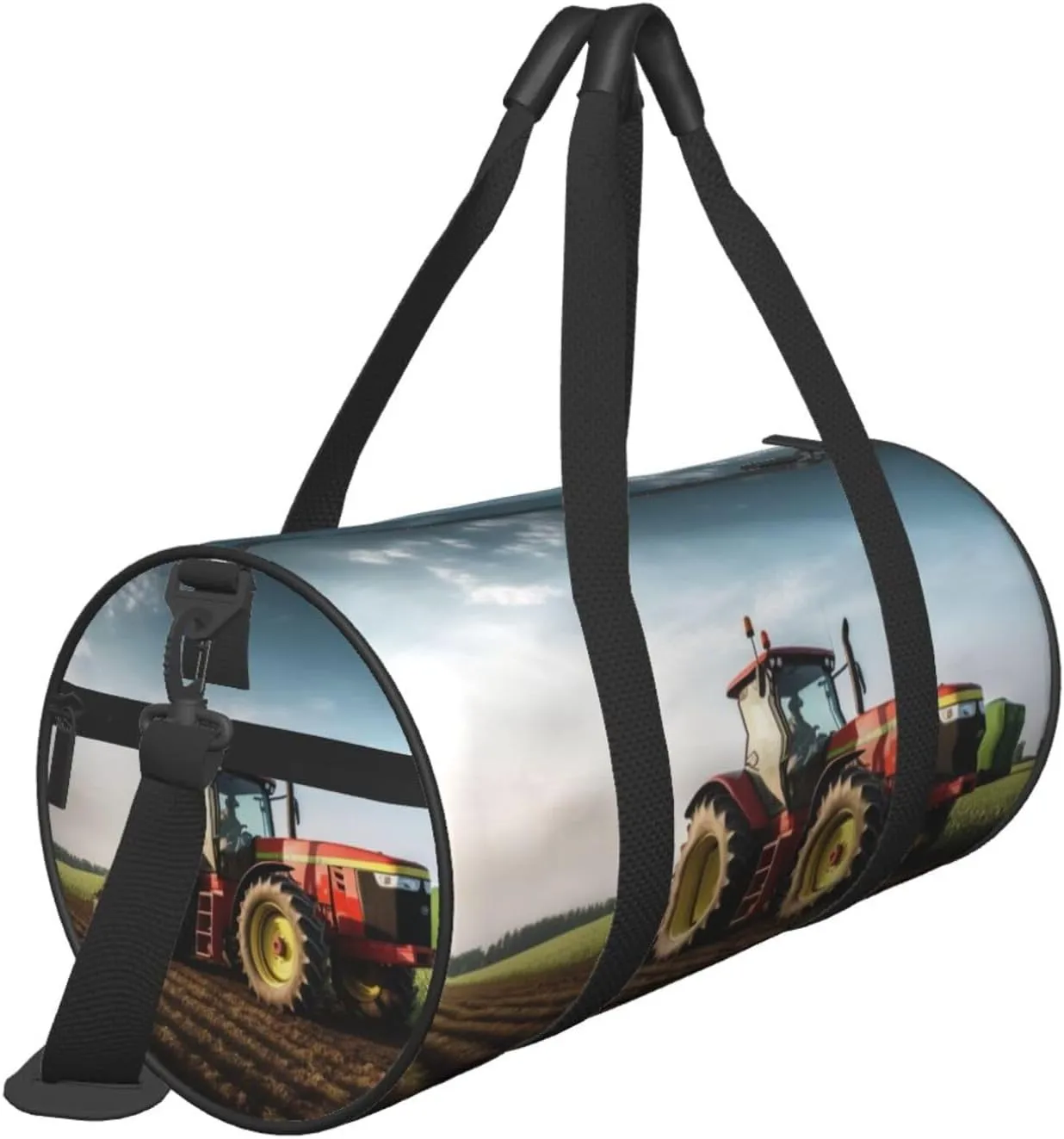 Travel Duffle Bag Weekender Bags For Men Women With Shoe Compartment Large Capacity Weekender Overnight Bag Tractor Farm Carry On Tote Bags Sport Gym Bag For Travel Yoga