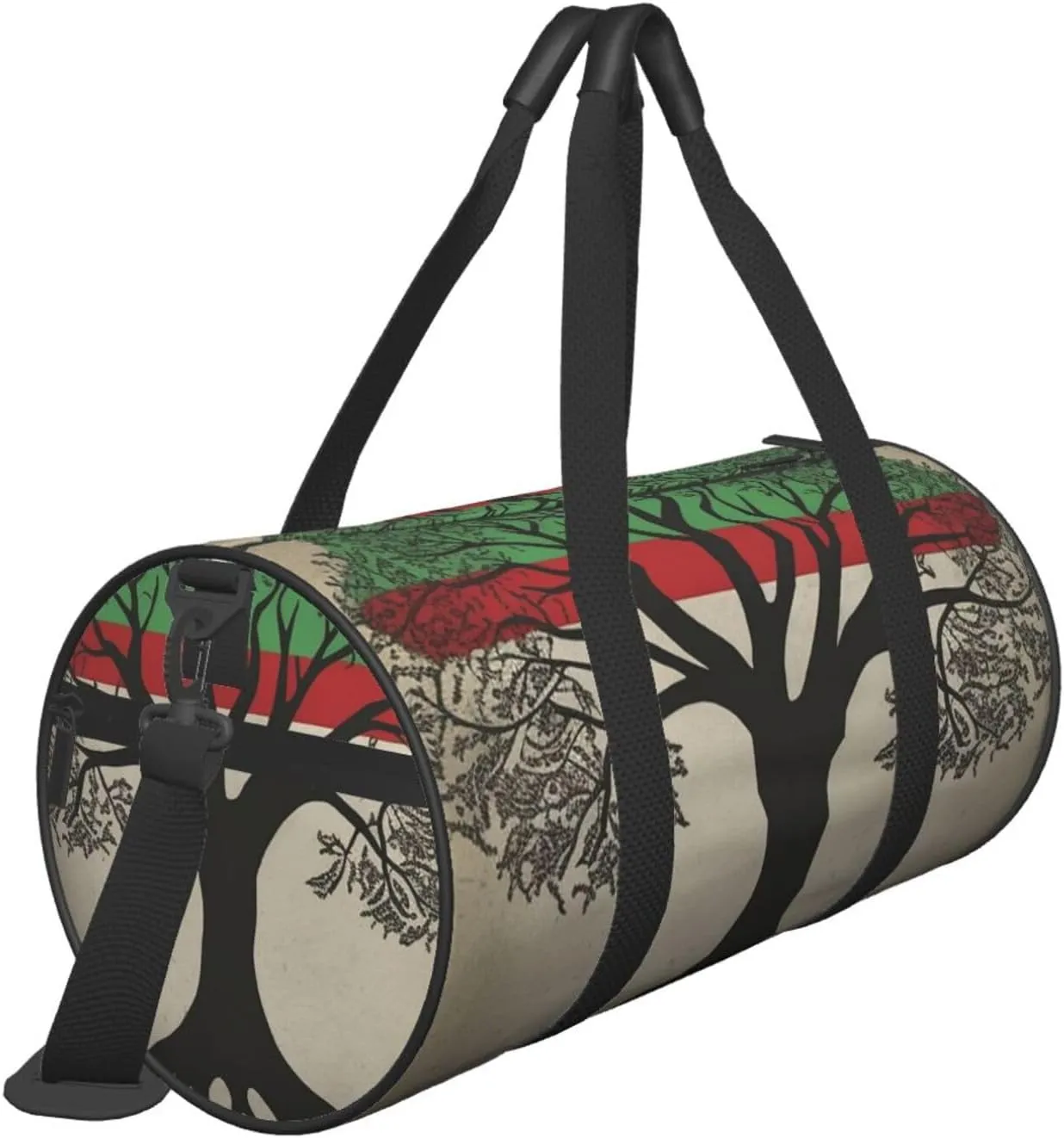 Travel Duffle Bag Weekender Bags For Men Women With Shoe Compartment Large Capacity Weekender Overnight Bag Tree Palestinian Flag Carry On Tote Bags Sport Gym Bag For Travel Yoga