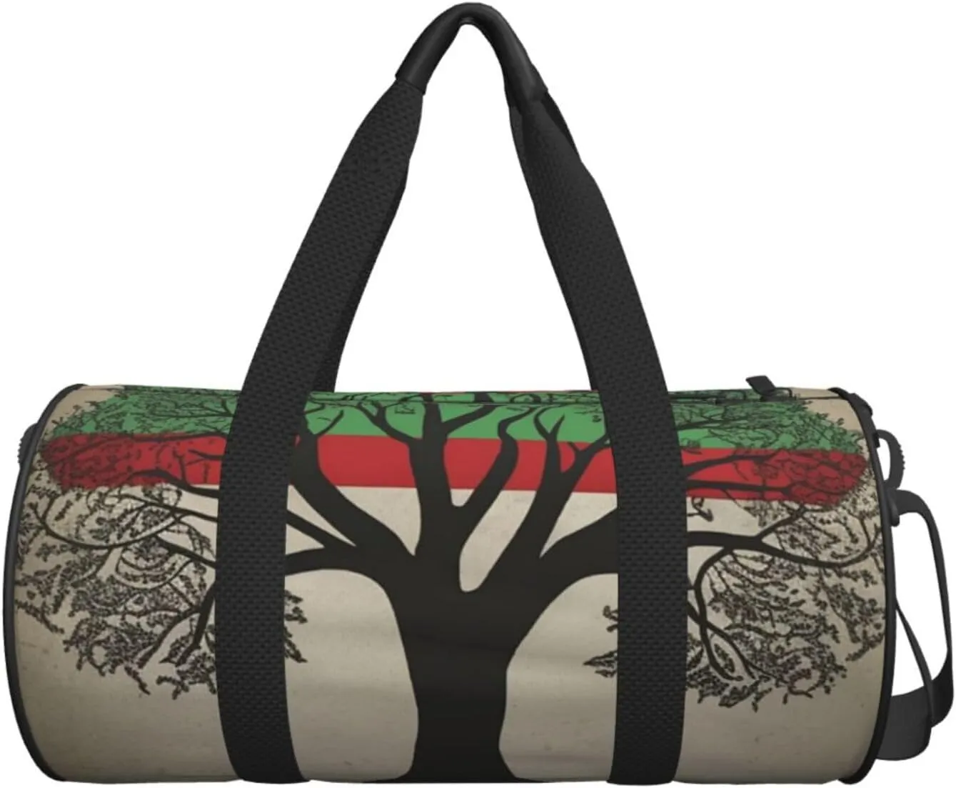 Travel Duffle Bag Weekender Bags For Men Women With Shoe Compartment Large Capacity Weekender Overnight Bag Tree Palestinian Flag Carry On Tote Bags Sport Gym Bag For Travel Yoga