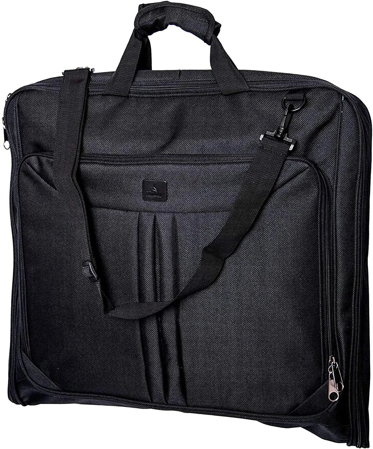 Travel Essentials Garment Suit Dress Bag Carrier for Men and Women, with Convenient Laptop Compartment for Travel & Business Trips with Shoulder Strap for Carry On (24" x 20")