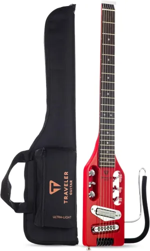 Traveler Guitar Ultra-Light 6 String Solid-Body Electric, Right, Torino Red, (ULE TRDG)