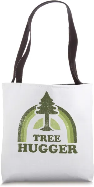 Tree Hugger Retro Vintage Environmental Nature Lover Tote Bag