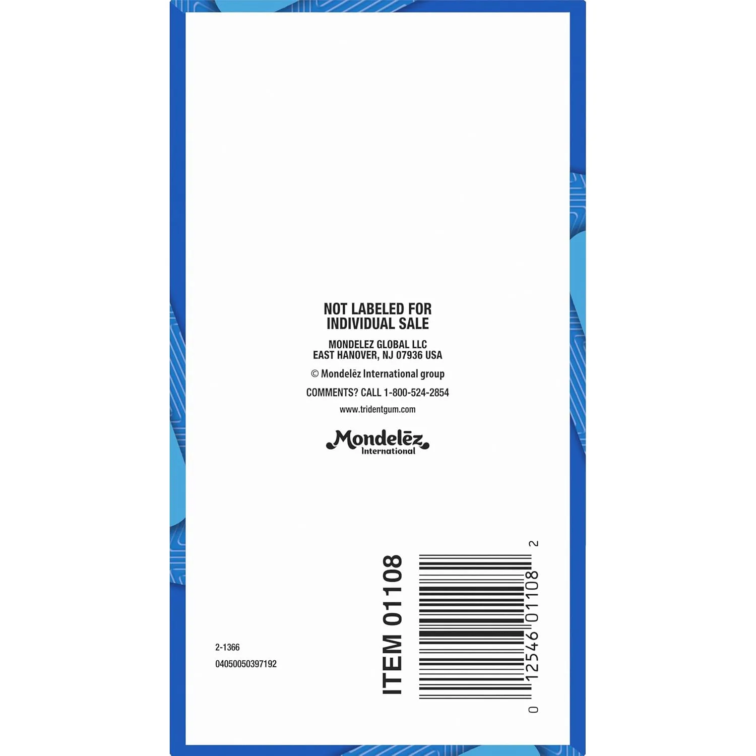 Trident Original Flavor Sugar Free Gum, 12 Packs of 14 Pieces (168 Total Pieces)