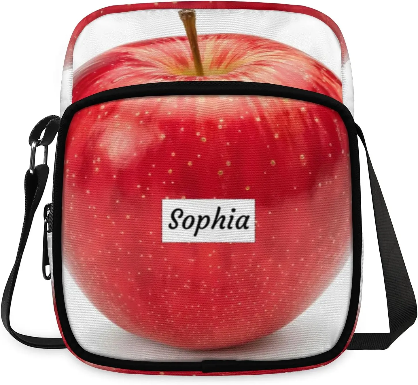 TropicalLife Personalized Crossbody Bag for Women Men Custom Name Messenger Bags