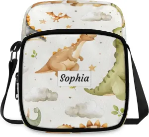 TropicalLife Personalized Crossbody Bag for Women Men Custom Name Messenger Bags