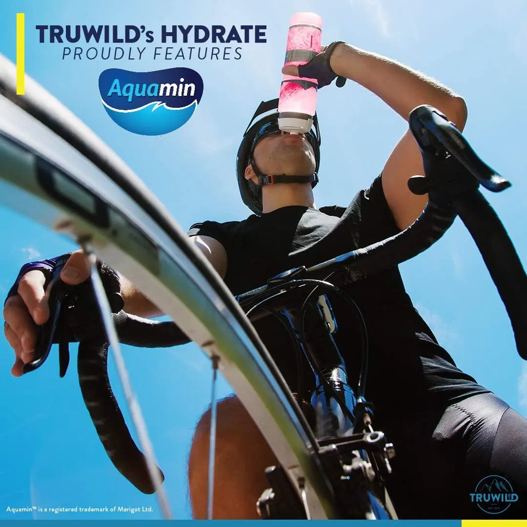 TruWild Natural Hydration Powder with Zero Sugar, Vegan Electrolytes   Amino Acids, Recovery Drink for Everyday Use, Post Workout Muscle Support Supplement with Magnesium (Passionfruit Guava)
