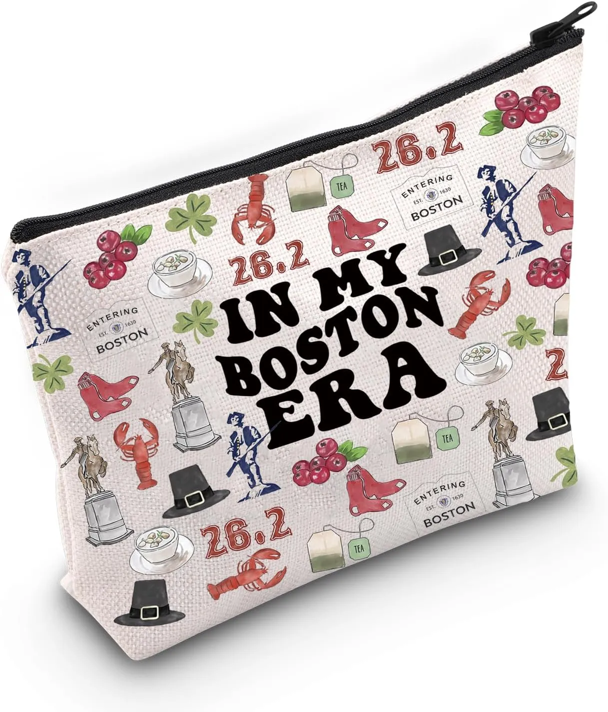TSOTMO Boston Gift Boston Lift Study Gift for Travel Lovers Traveler State Massachusetts Souvenir Tote Bag