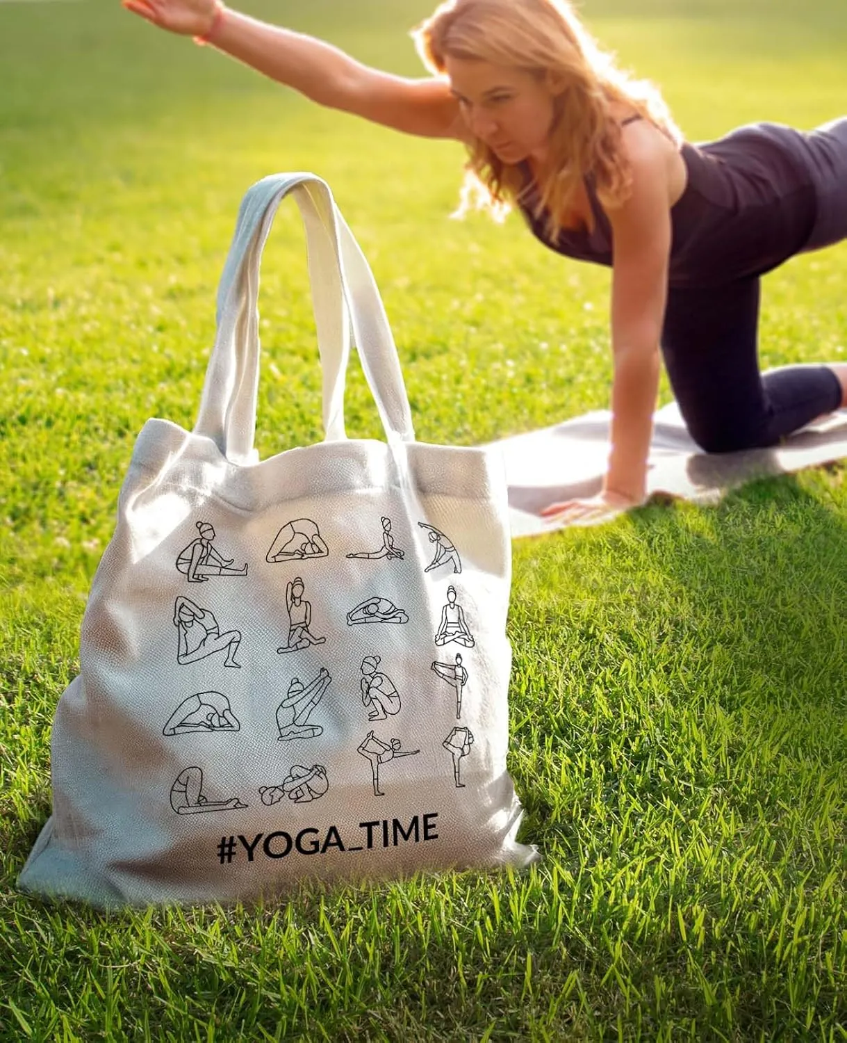 Tstars Canvas Tote Bag for Women Basketball Lovers Reusable Bag for Shopping Tote Bag