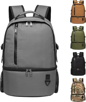 TUGUAN Insulated Cooler Backpack 38/42 Cans Double Deck Leakproof Lightweight Soft Lunch Backpack Small Cooler Bag Beach Picnic