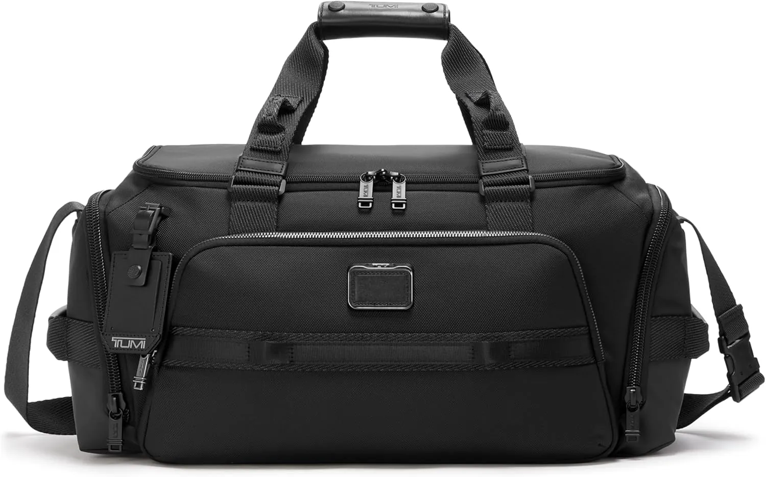 TUMI - Alpha Bravo Mason Duffel - Medium Travel Duffel Bag - With TUMI Tracer - Overnight Bag - 11.0" X 19.5" X 10.3" - Black