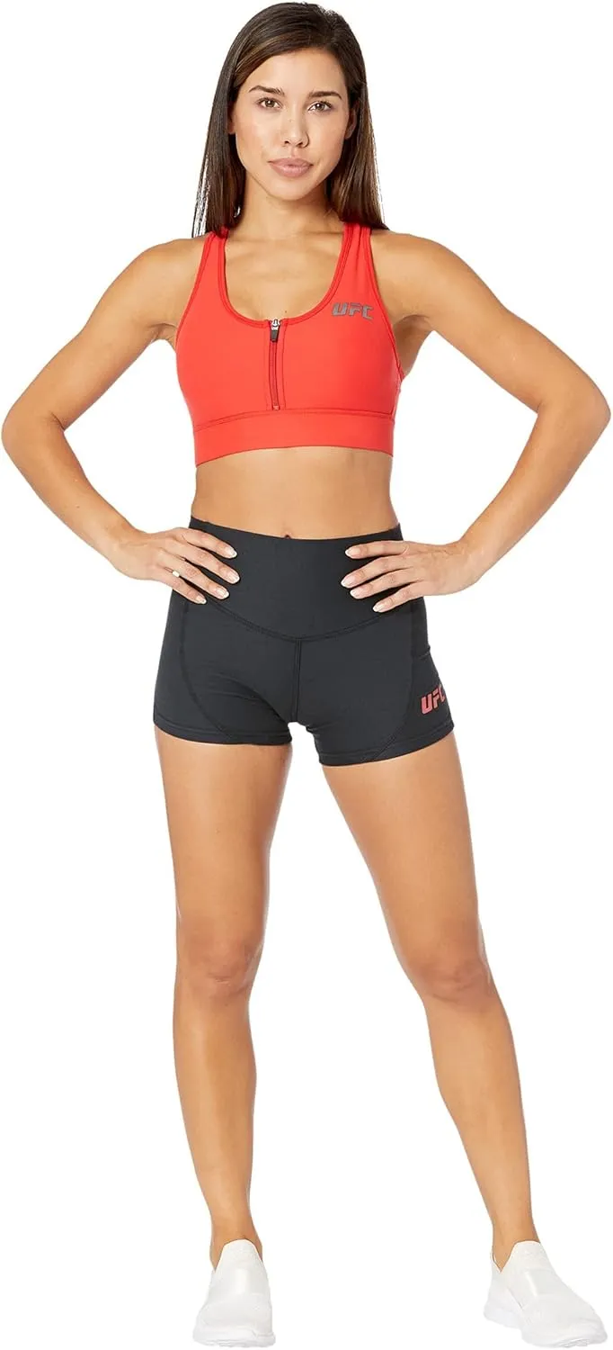 UFC 3" Extreme Workout Shorts for Women – High Waistline – 4-Way Stretchability – Blended Polyester