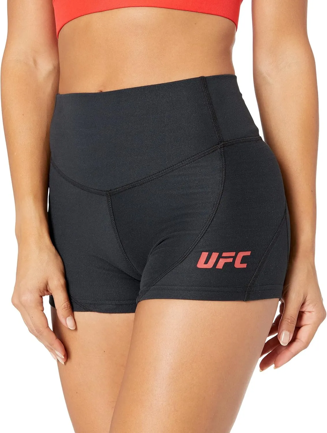 UFC 3" Extreme Workout Shorts for Women – High Waistline – 4-Way Stretchability – Blended Polyester