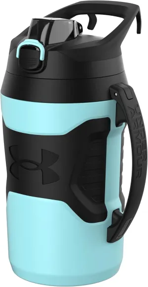 Under Armour Half Gallon Water Bottle Insulated, 64oz Insulated Water Bottle with Handle, Sports Water Jug, Fence Hook, Leak Resistant, for Baseball, Football & More