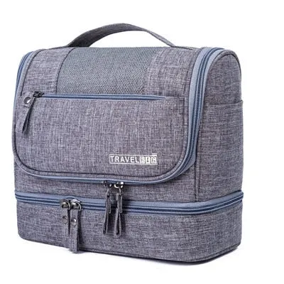 UOSC Waterproof Men Hanging Makeup Bag Oxford Travel Organizer Cosmetic Bag For Women Necessaries Make Up Case Wash Toiletry Bag