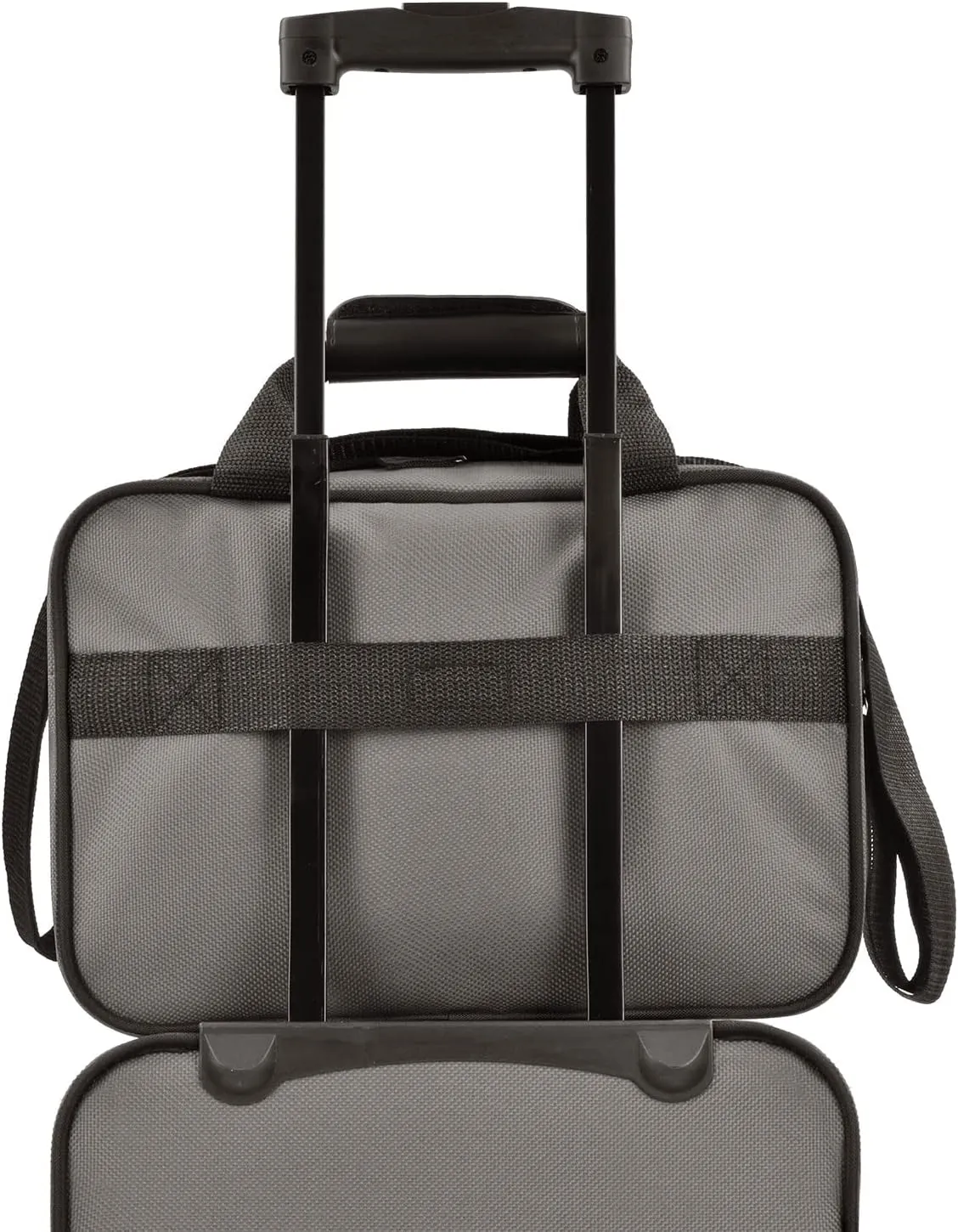 U.S. Traveler Rio Rugged Fabric Expandable Carry-on Luggage, Grey, Set