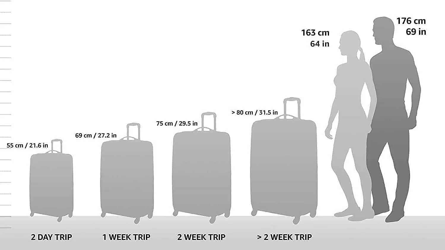 U.S. Traveler Rio Rugged Fabric Expandable Carry-on Luggage, Grey, Set