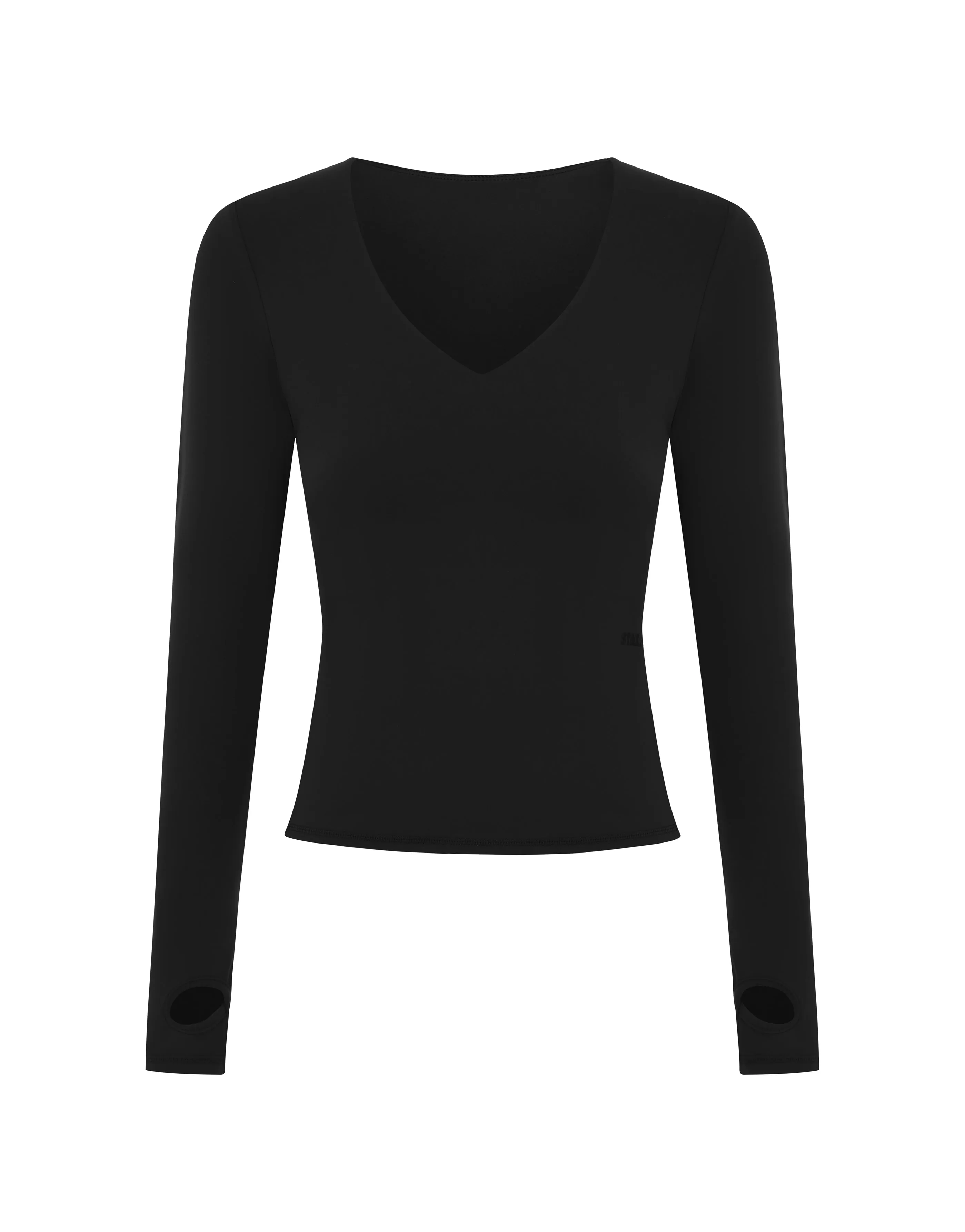 V Cut Long Sleeve NANDEX™ - Black