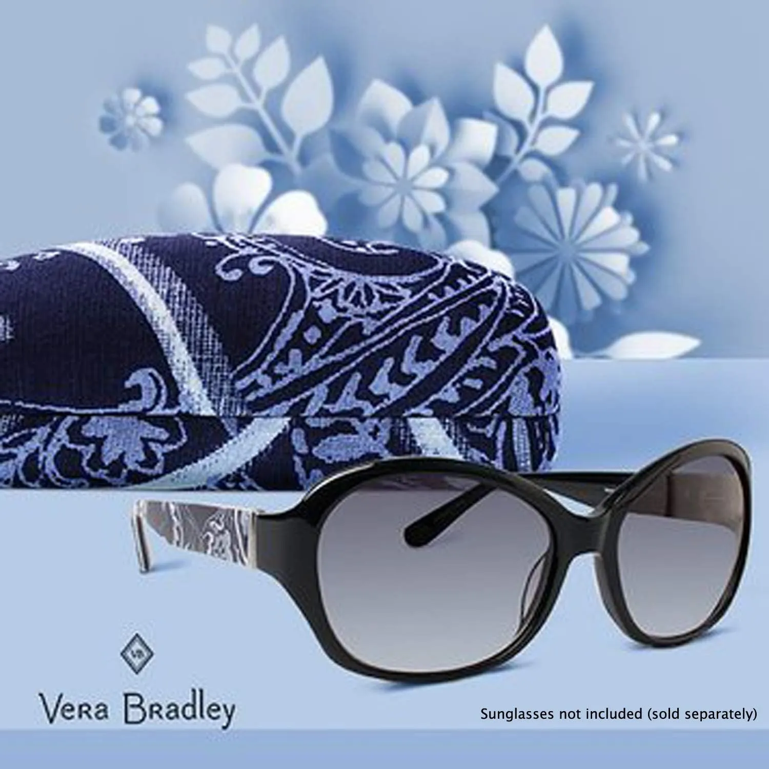Vera Bradley Sunglasses/Eyeglasses Clamshell Hard Case