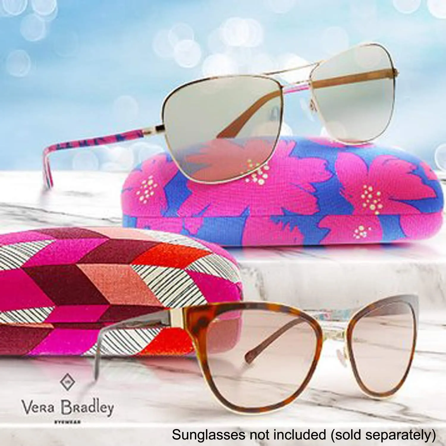 Vera Bradley Sunglasses/Eyeglasses Clamshell Hard Case