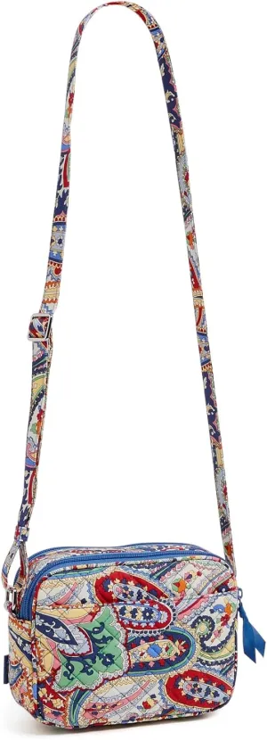 Vera Bradley Women's Cotton Evie Crossbody Purse