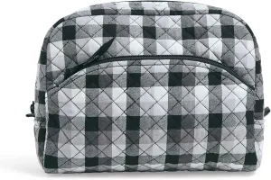 Vera Bradley Women's Cotton Large Cosmetic Makeup Organizer Bag