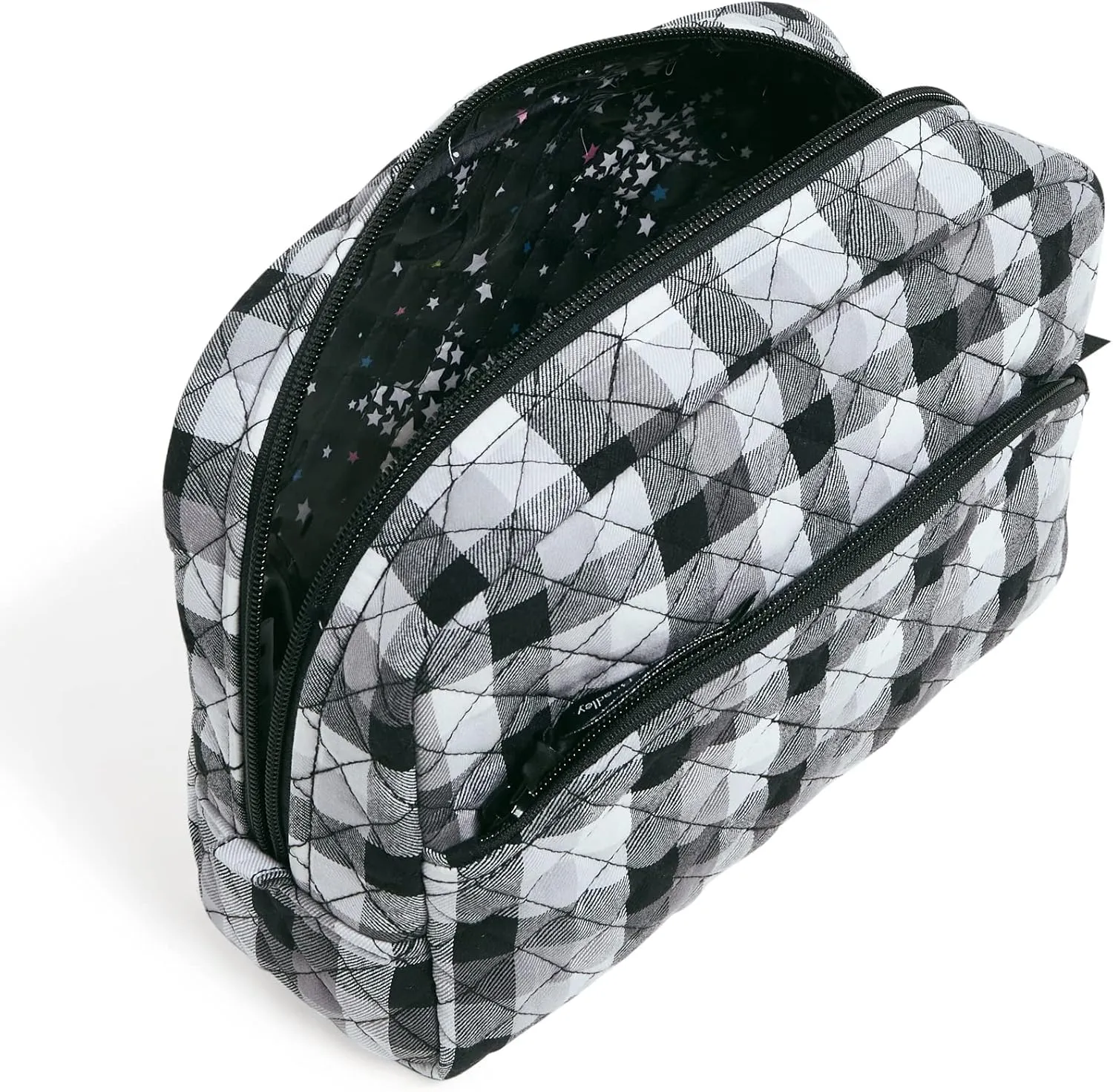 Vera Bradley Women's Cotton Large Cosmetic Makeup Organizer Bag