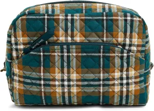 Vera Bradley Women's Cotton Large Cosmetic Makeup Organizer Bag