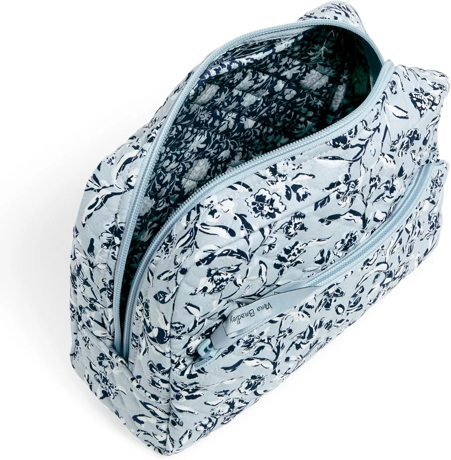 Vera Bradley Women's Cotton Large Cosmetic Makeup Organizer Bag