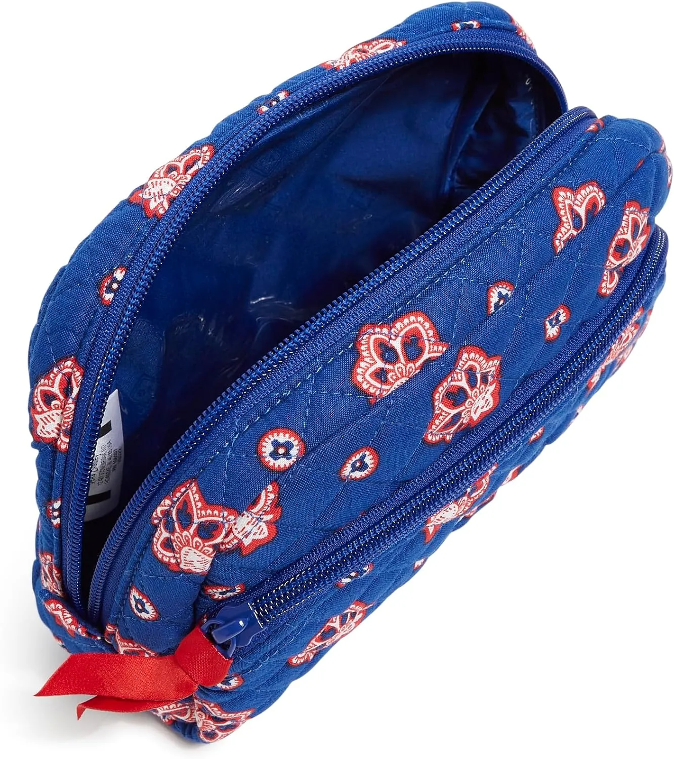 Vera Bradley Women's Cotton NFL Medium Cosmetic Makeup Organizer Bag (Multiple Teams Available)