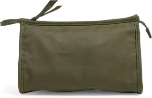 Vera Bradley Women's Cotton Trapeze Cosmetic Makeup Organizer Bag, Climbing Ivy Green, One Size
