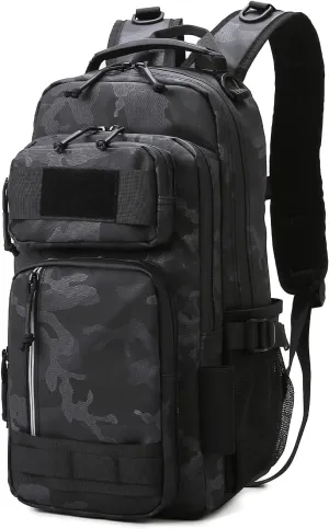 Versatile Fishing Backpack with Rod Holder and Adjustable Straps
