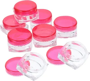 VICASKY 24Pcs Refillable Cream Jars Compact Travel Containers for Lotions and Creams Lightweight Cosmetic Jars for Daily and Travel Use Durable Design for Purse