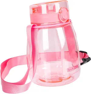 VICASKY Large Capacity Portable Water Bottle Transparent Sports Dispenser with Dual Drinking Straw for Outdoor Activities Fitness and Hydration Tracking