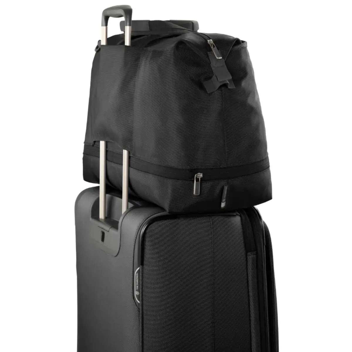 Victorinox Werks Traveler 6.0 Weekender XL - Carry-all Tote with Drop Down Expansion - Black