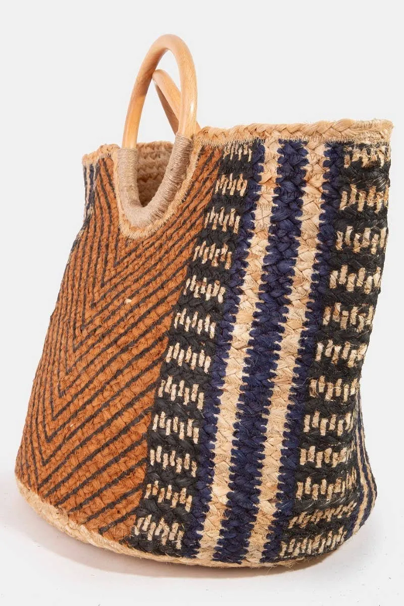 Warm Chevron Tote