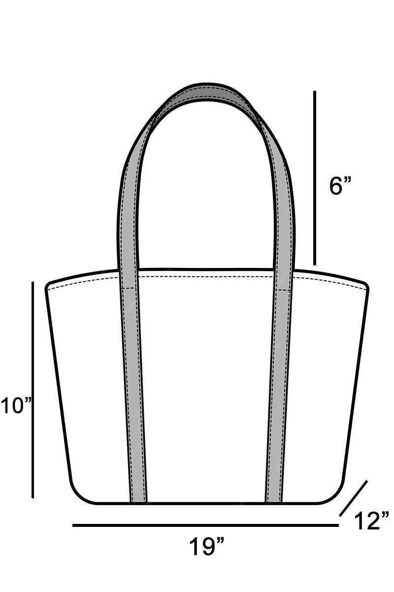 Warm Chevron Tote