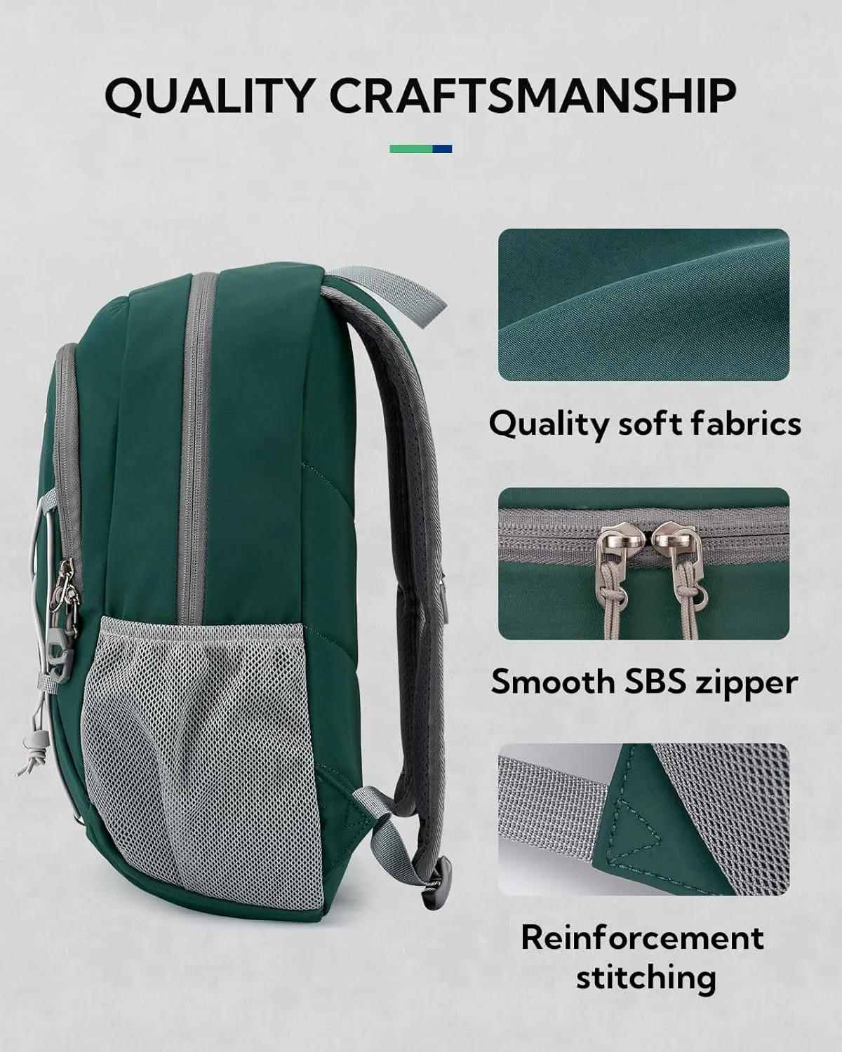 WATERFLY 12L Small Hiking Backpack: Day Pack Lightweight Travel Bag Camping Fitness Cycling Outdoor Sports Daypack For Women Men